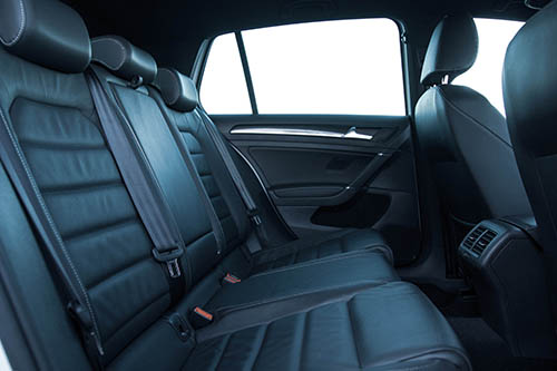 black car interior